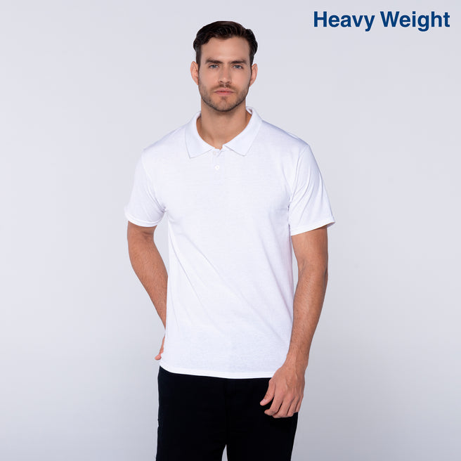 Adult Unisex Polo Shirt (White)