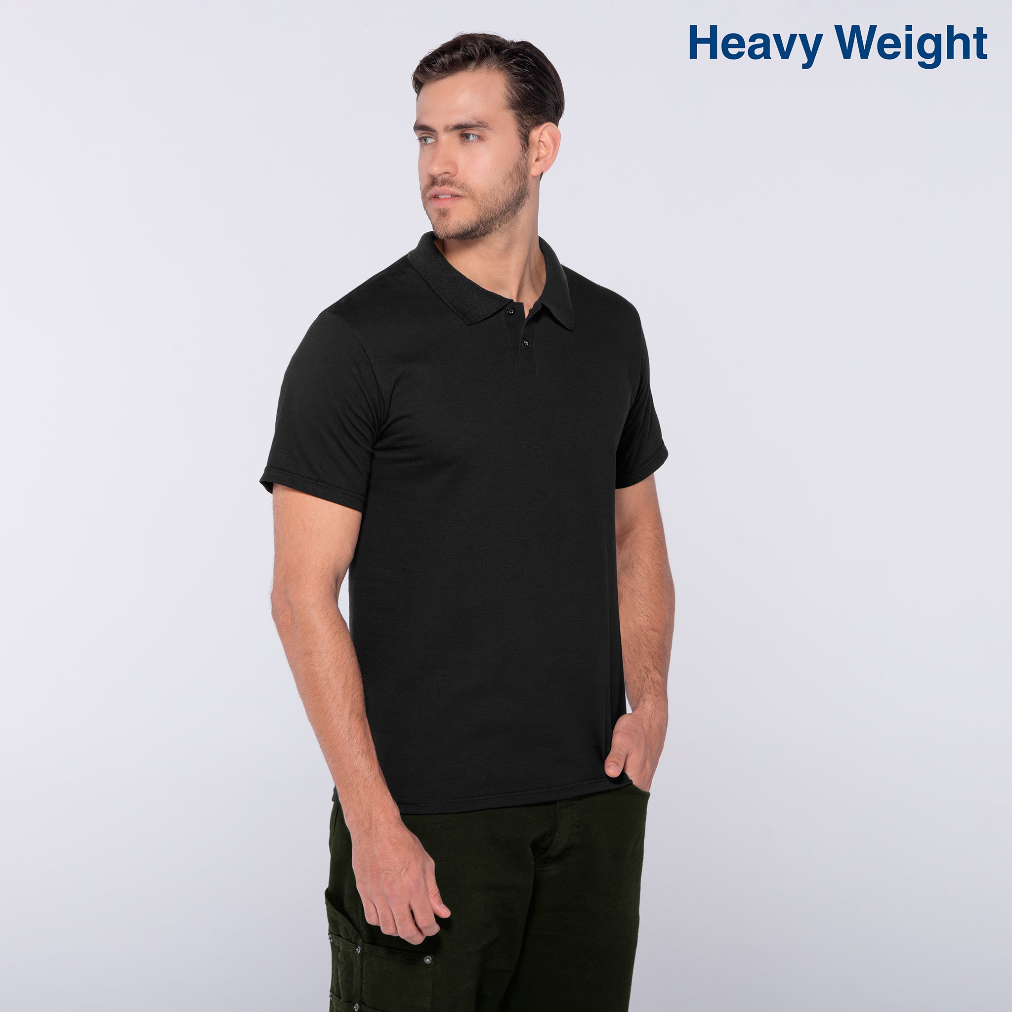Adult Unisex Polo Shirt (Black) — Yazbek USA Mint