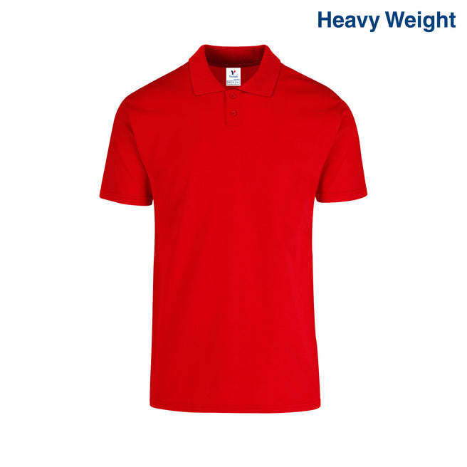 Adult Unisex Polo Shirt (Red)