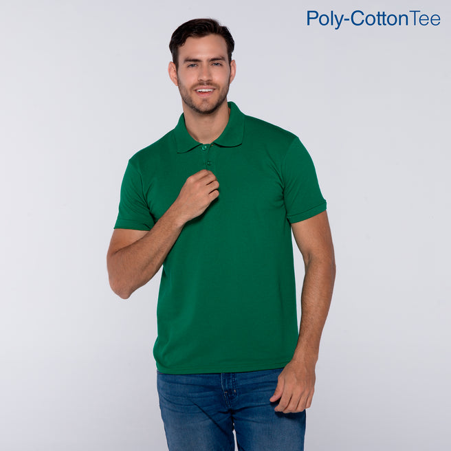 Adult Unisex 50/50 Polo Shirt (Jade)