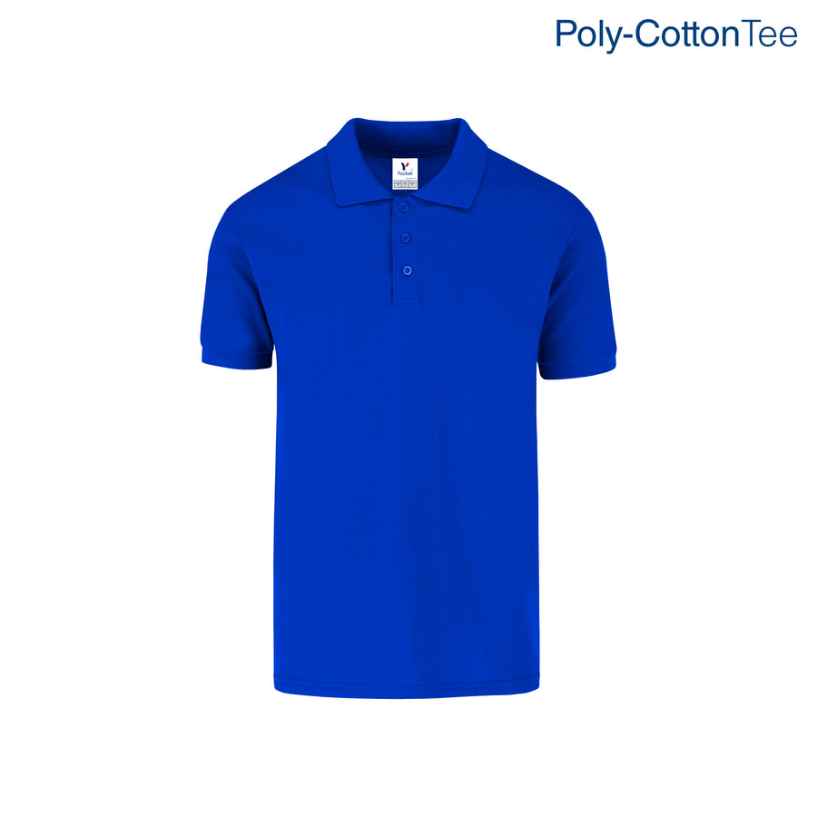 Adult Unisex 50/50 Polo Shirt (Royal)