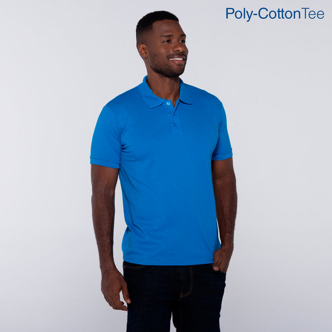 Men's 50/50 Polo Shirt (Turquoise)
