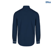 Adult Unisex Long Sleeve Twill Shirt (Navy)