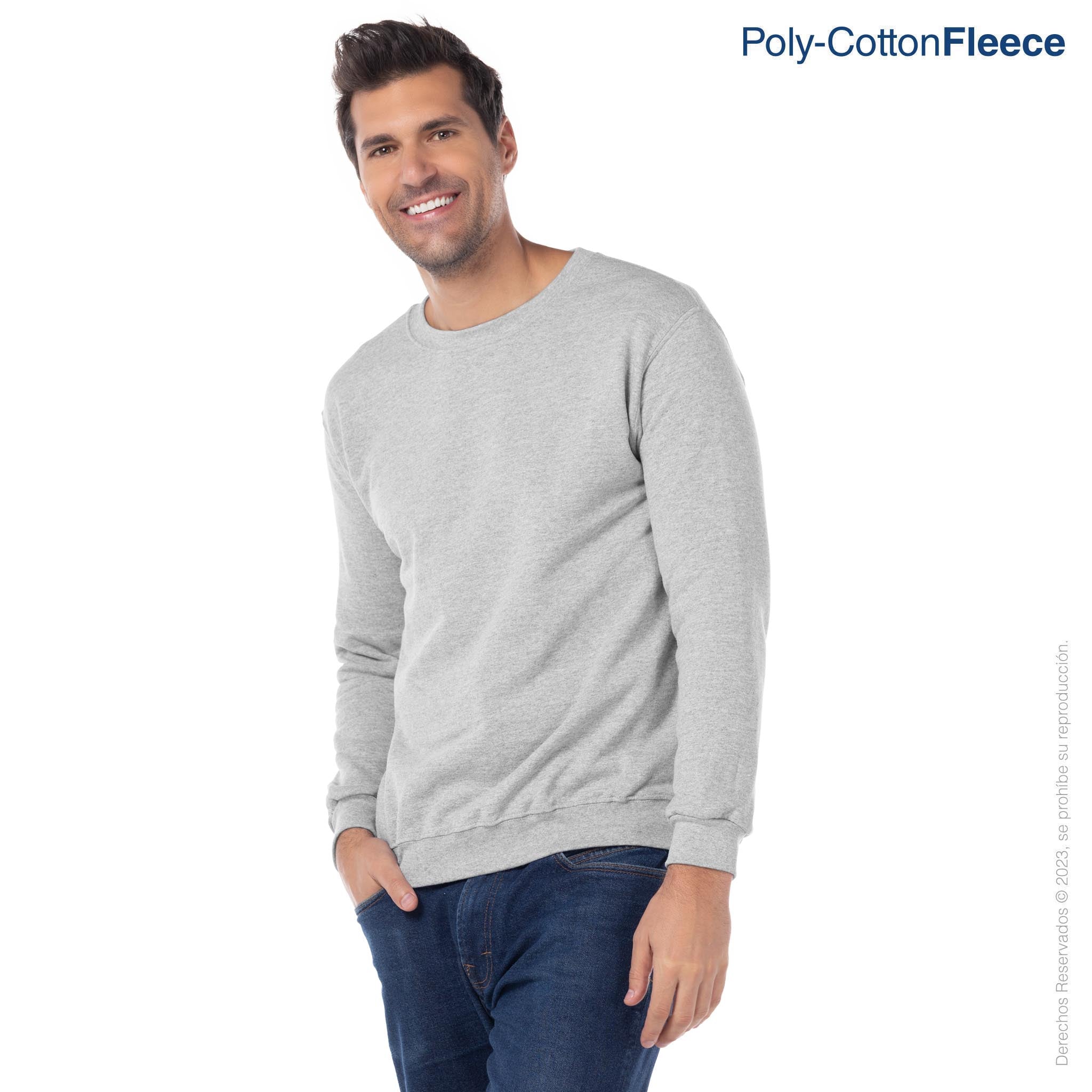 Premium cotton crew neck sweatshirt(RS Sport Grey, S) : :  Clothing, Shoes & Accessories