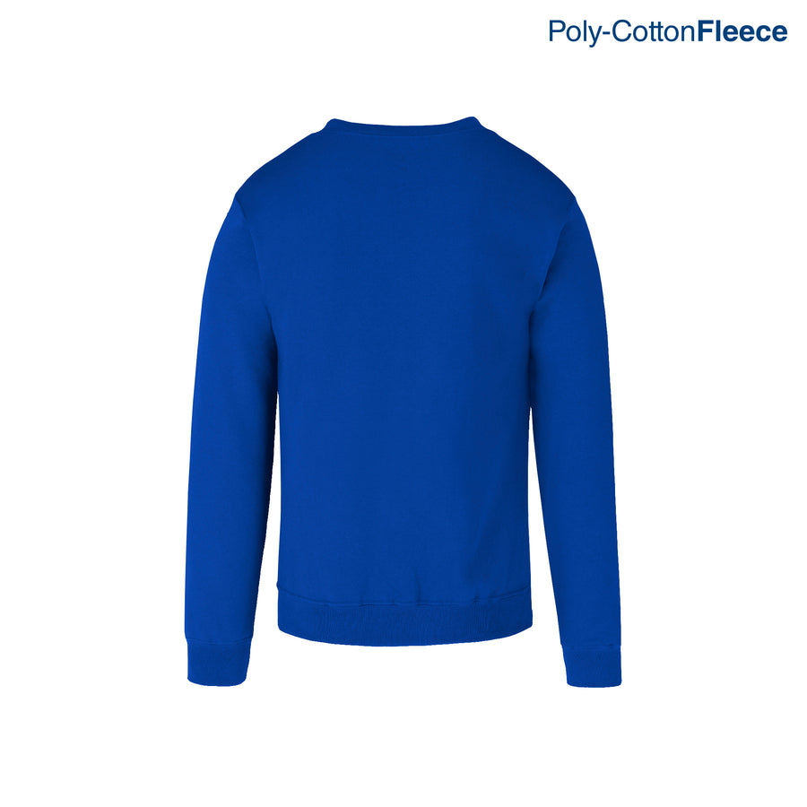 Adult Unisex Crew Neck Sweatshirt (Royal)
