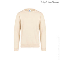 Adult Unisex Crew Neck Sweatshirt (Sand)