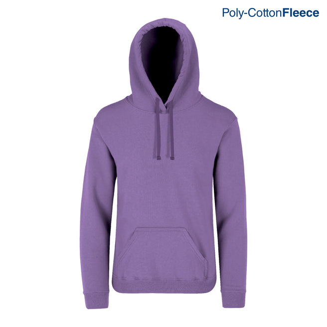 Adult Unisex Hooded Sweatshirt With Kangaroo Pocket (Lavender)