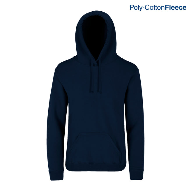 Adult Unisex Hooded Sweatshirt With Kangaroo Pocket (Navy)