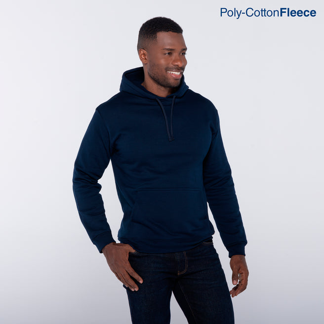 Adult Unisex Hooded Sweatshirt With Kangaroo Pocket (Navy)