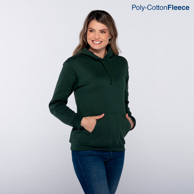 Adult Unisex Hooded Sweatshirt With Kangaroo Pocket (Forest Green)