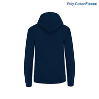Adult Unisex Full Zip Hooded Sweatshirt With Kangaroo Pocket (Navy)