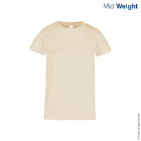 Women's Crew Neck Short Sleeve T-Shirt (Sand)