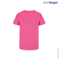 Women's Crew Neck Short Sleeve T-Shirt (Fucsia)