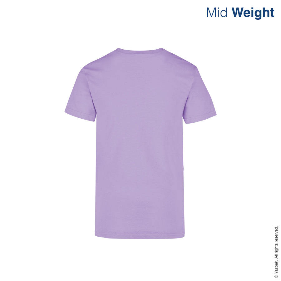 Women's Crew Neck Short Sleeve T-Shirt (Lavender)