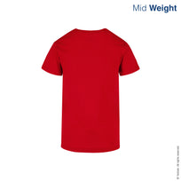 Women's Crew Neck Short Sleeve T-Shirt (Red)