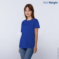 Women's Crew Neck Short Sleeve T-Shirt (Royal)