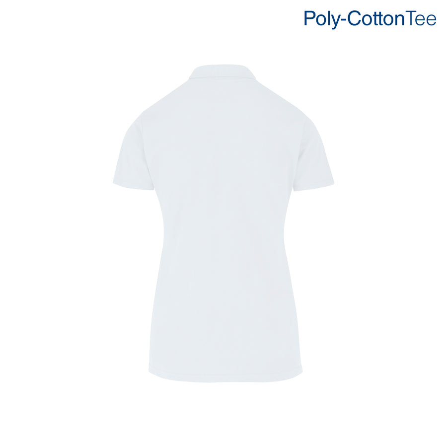 Women's 50/50 Polo Shirt (White)