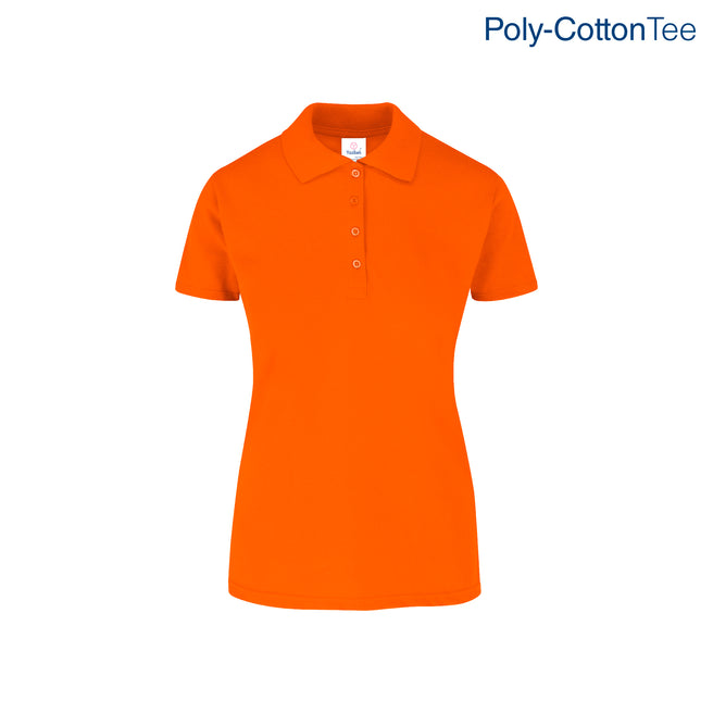 Women's 50/50 Polo Shirt (Orange)