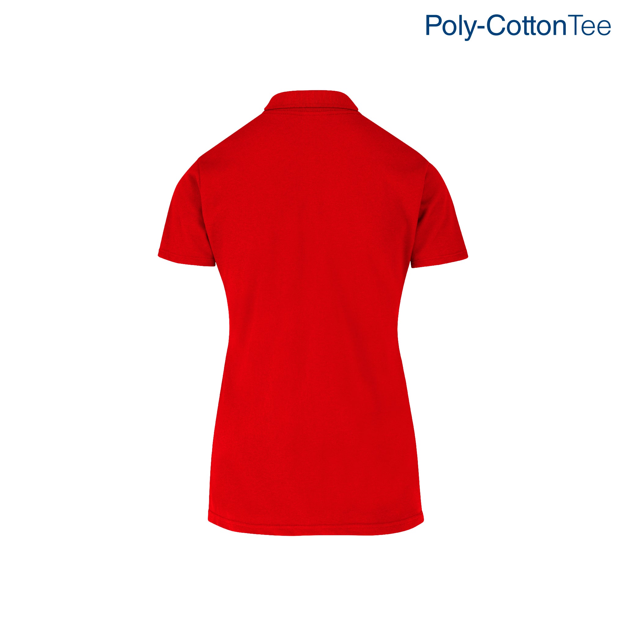 Women's 50/50 Polo Shirt (Red) — Yazbek USA Mint