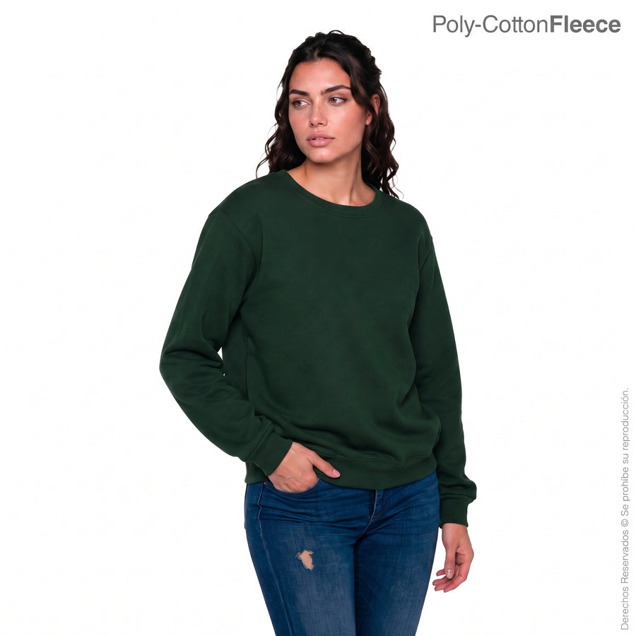 Adult Unisex Crew Neck Sweatshirt (Forest Green)