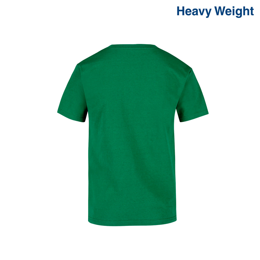 Youth’s Heavy Weight Crew Neck Short Sleeve T-Shirt (Jade)