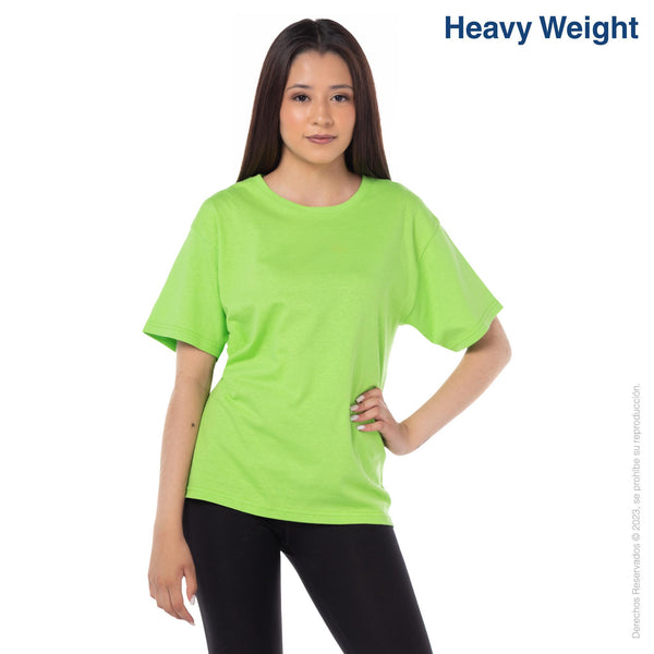 Youth’s Heavy Weight Crew Neck Short Sleeve T-Shirt (lime) L / Texas