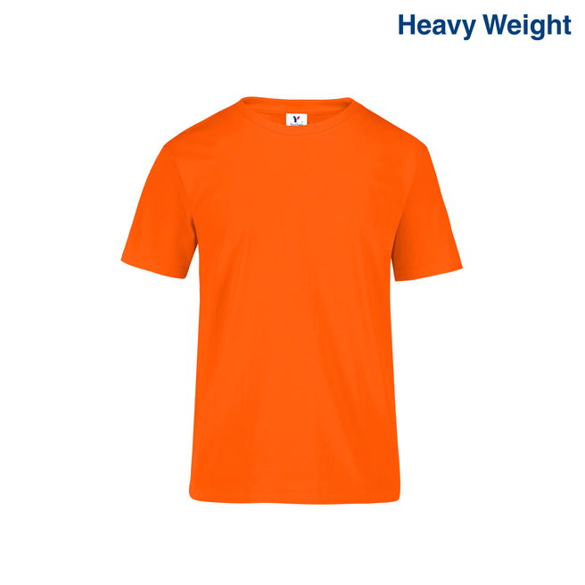 Youth’s Heavy Weight Crew Neck Short Sleeve T-Shirt (Orange)