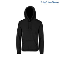 Youth’s Unisex Hooded Sweatshirt With Kangaroo Pocket (Black)