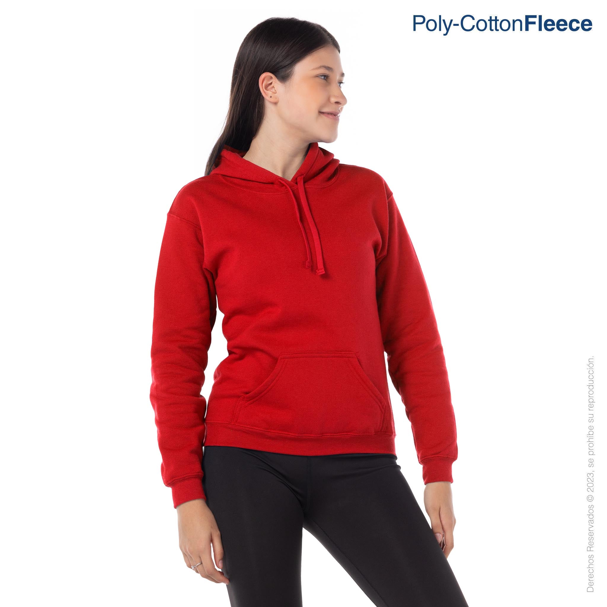 USA Unisex Pocket Mint Kangaroo Sweatshirt Yazbek With Youth\'s – (Red) Hooded