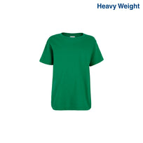 Kid’s Unisex Heavy Weight Crew Neck Short Sleeve T-Shirt (Jade)