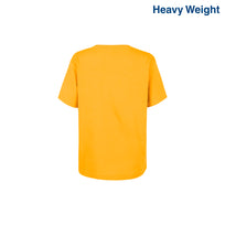Kid’s Unisex Heavy Weight Crew Neck Short Sleeve T-Shirt (Mango)