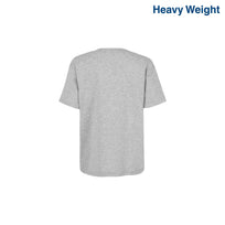 Kid’s Unisex Heavy Weight Crew Neck Short Sleeve T-Shirt (Heather Grey)