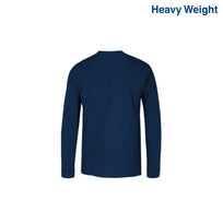 Kid’s Heavy Weight Crew Neck Long Sleeve T Shirt (Navy)