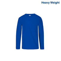 Kid’s Heavy Weight Crew Neck Long Sleeve T Shirt (Royal)