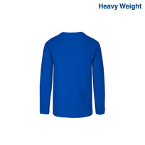 Kid’s Heavy Weight Crew Neck Long Sleeve T Shirt (Royal)