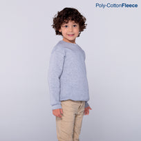 Kid’s Unisex Crew Neck Sweatshirt (H. Grey)