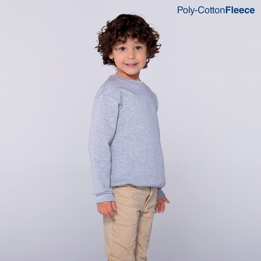 Kid’s Unisex Crew Neck Sweatshirt (H. Grey)