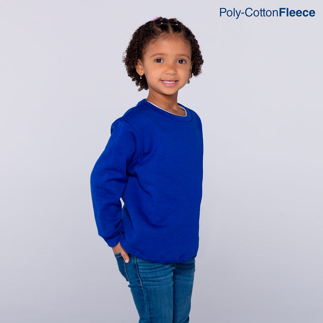 Kid’s Unisex Crew Neck Sweatshirt (Royal)
