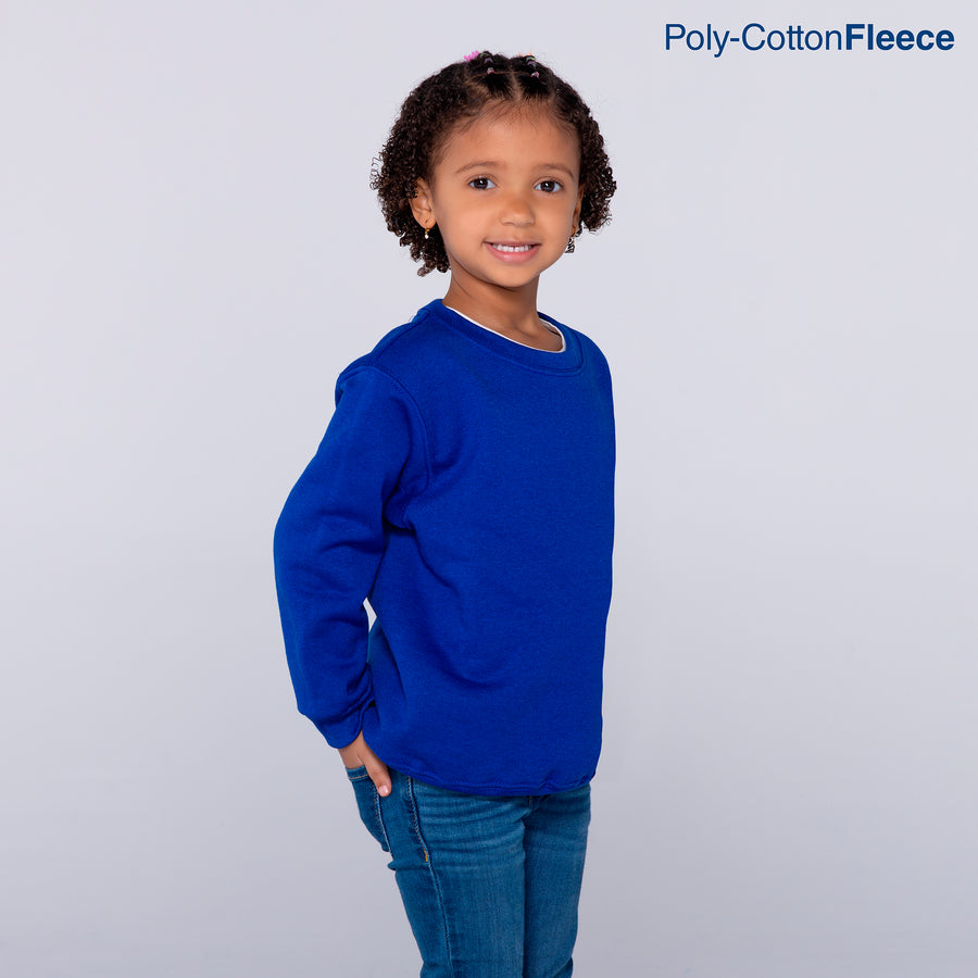 Kid’s Unisex Crew Neck Sweatshirt (Royal)