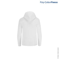 Kid's Unisex Hooded Sweatshirt With Kangaroo Pocket (White)