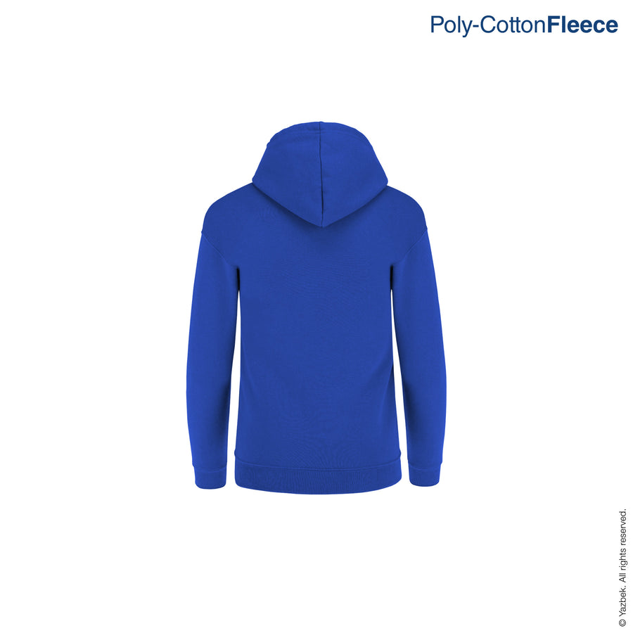 Kid's Unisex Hooded Sweatshirt With Kangaroo Pocket (Royal)