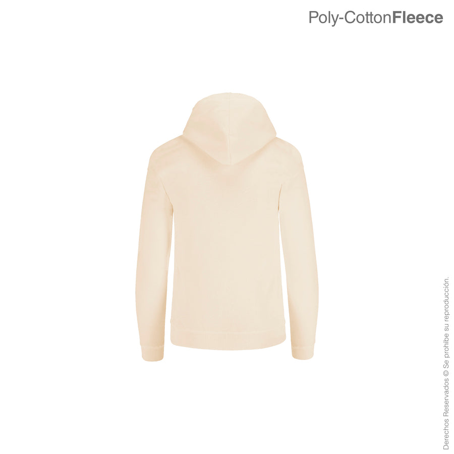 Kid's Unisex Hooded Sweatshirt With Kangaroo Pocket (Sand)
