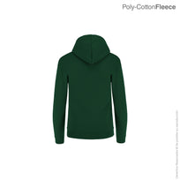 Kid's Unisex Hooded Sweatshirt With Kangaroo Pocket (Forest Green)
