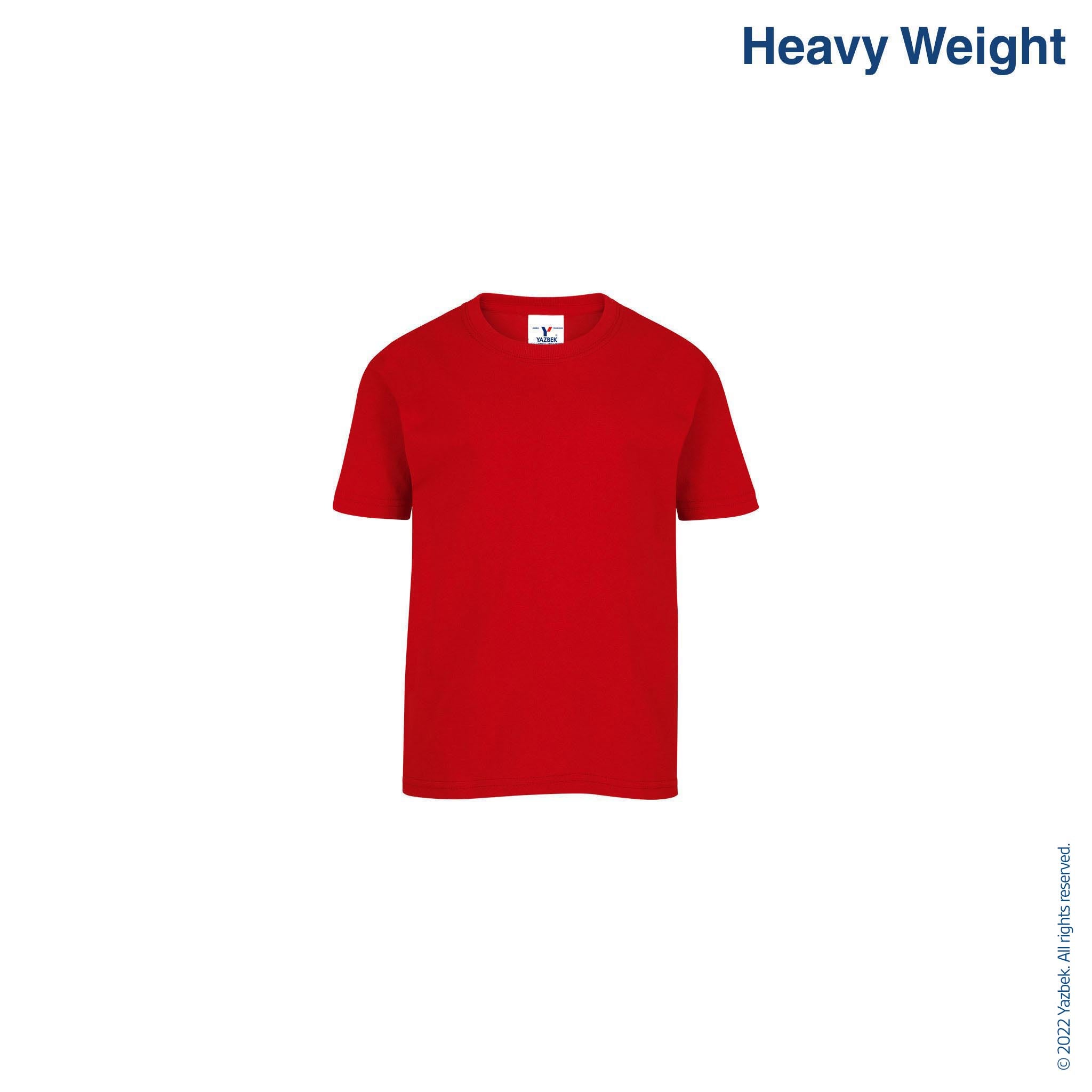 Toddler's Unisex Heavy Weight Crew Neck Short Sleeve T-Shirt (White) –  Yazbek USA Mint