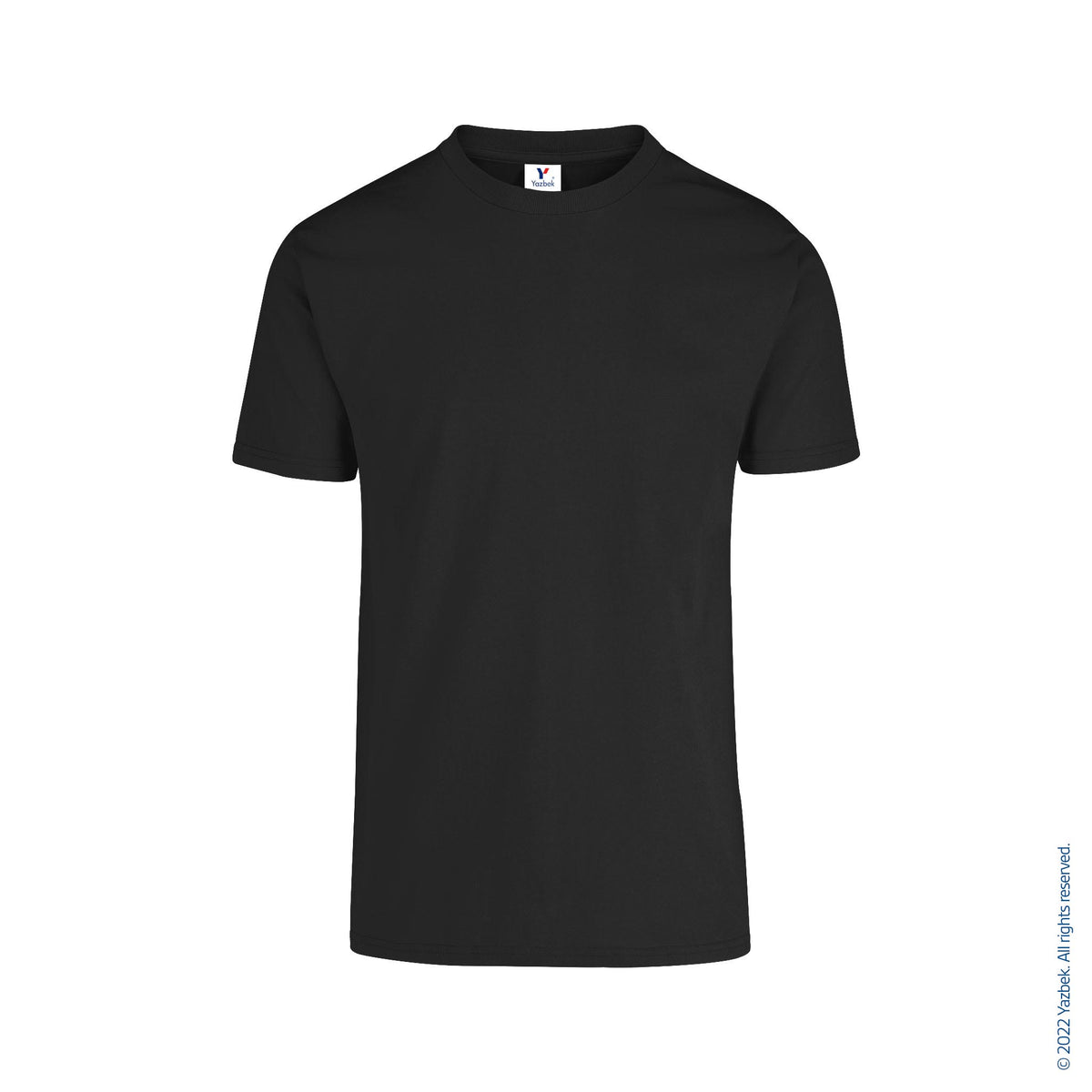Men's Crew Neck Short Sleeve T-Shirt (Black) – Yazbek USA Mint