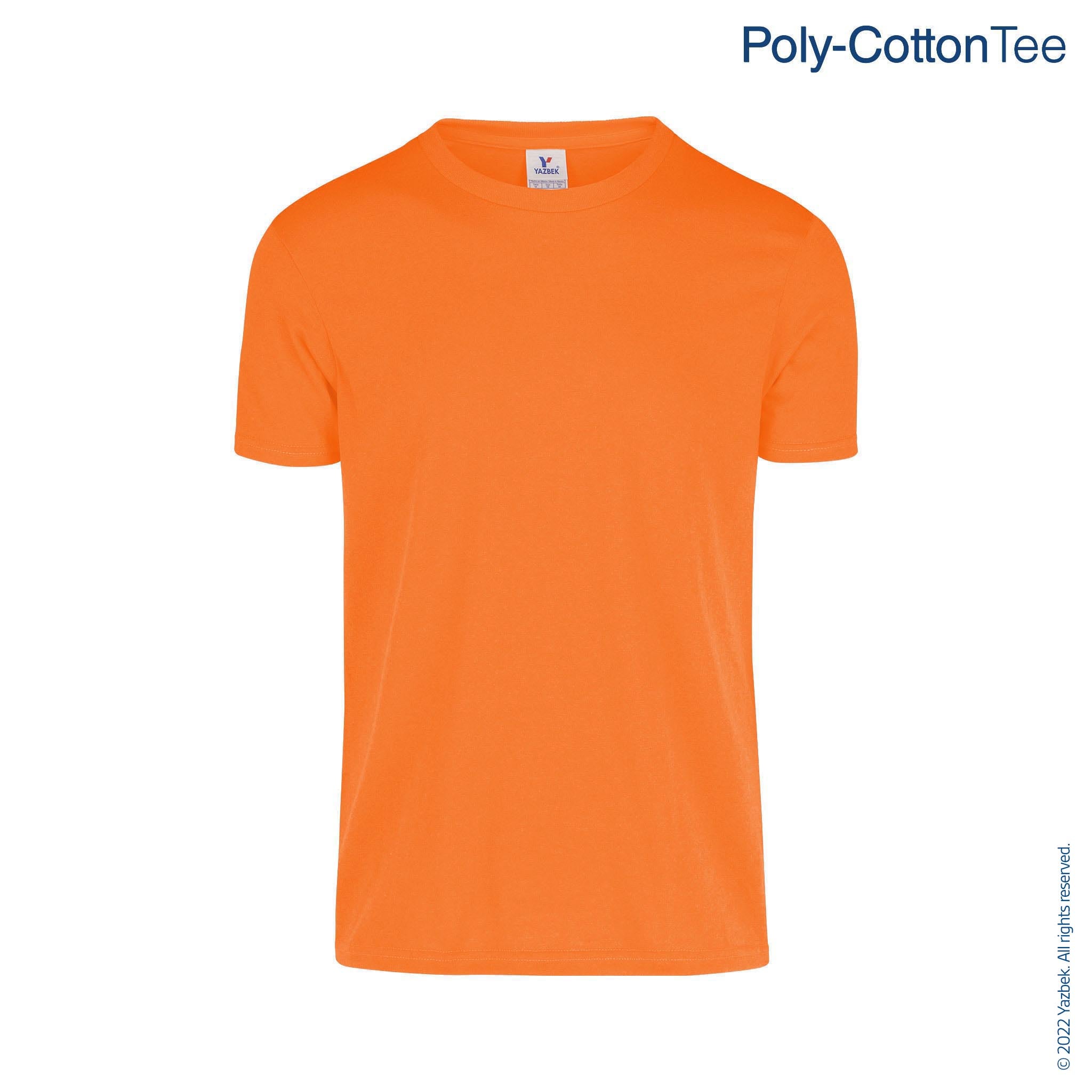 Men's Neck Sleeve T-Shirt (Neon Orange) – Yazbek USA