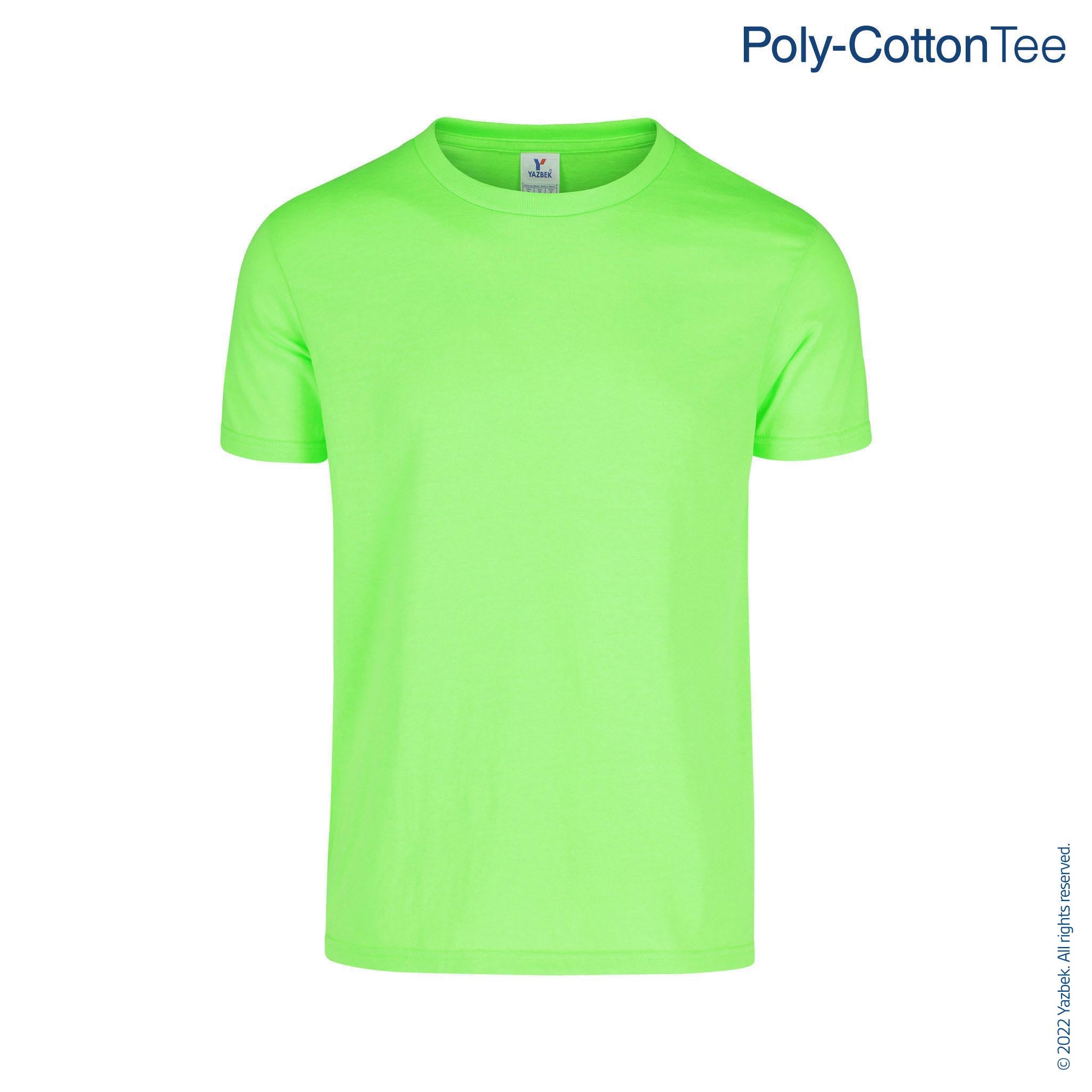 Men's Crew Neck Short Sleeve T-Shirt (Neon Green) – Yazbek USA Mint