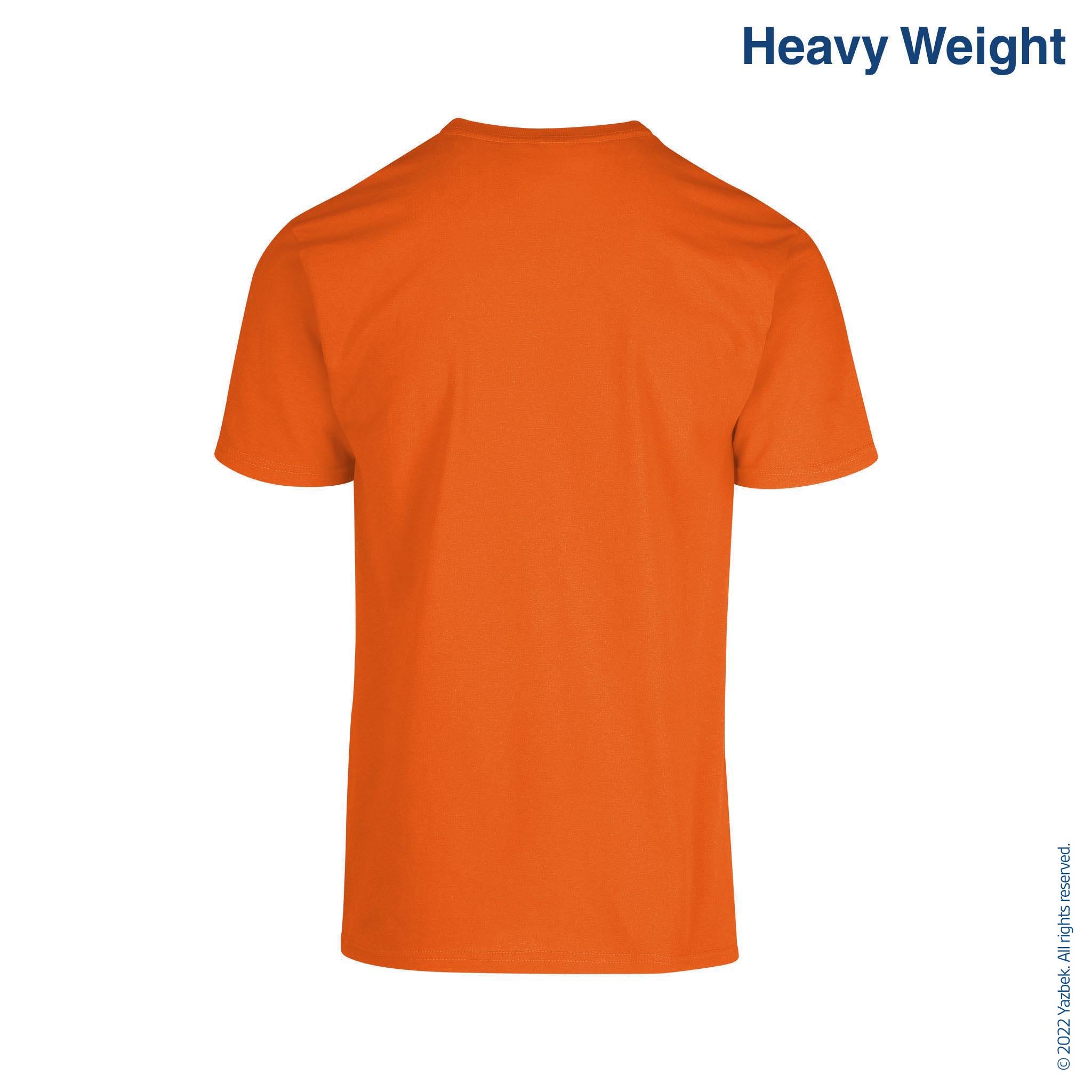 T-shirt orange à manches courtes Homme - 100% coton - Sir Seven
