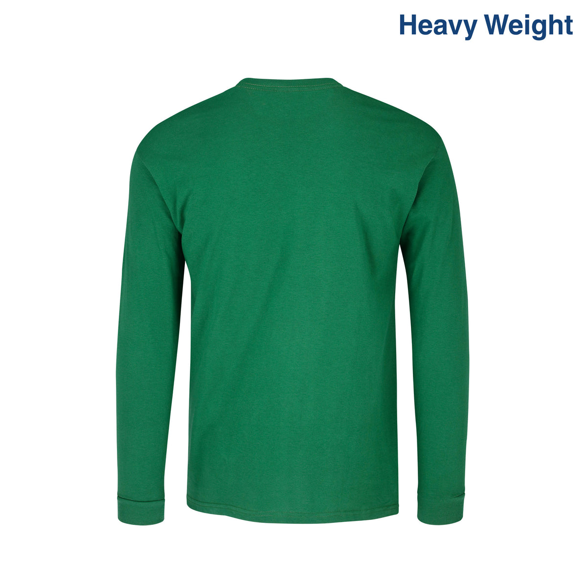 Men’s Heavy Weight Crew Neck Long Sleeve T Shirt (Jade) – Yazbek USA Mint