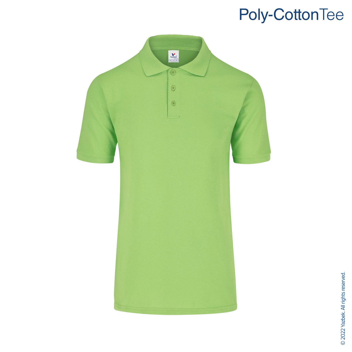 Men's 50/50 Polo Shirt (Lime) – Yazbek USA Mint